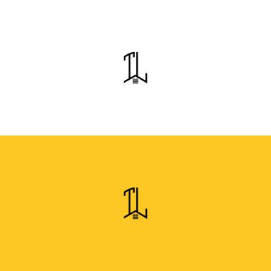 Yaratıcı ilk harfler TJ Home and Construction logosu. Hangi şirket adı veya markası için uygun olacak