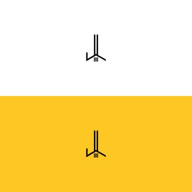 Ev ya da gayrimenkul için JL logosu. Bu logoda harfler ve çatı var. Bu başlangıç için hangi şirket veya markanın adı uygun olacaktır.