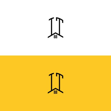 Ev ya da gayrimenkul için BT logosu. Bu logoda harfler ve çatı var. Bu başlangıç için hangi şirket veya markanın adı uygun olacaktır.