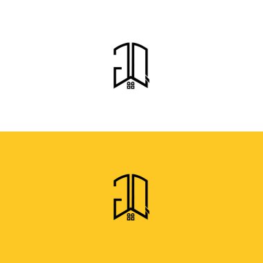 Yaratıcı başlangıç harfleri GQ Home and Construction logosu. Hangi şirket adı veya markası için uygun olacaktır.