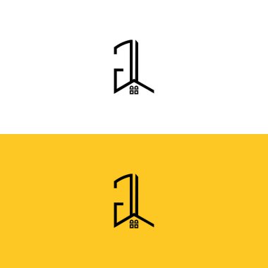 Yaratıcı başlangıç harfleri GL Home and Construction logosu. Hangi şirket adı veya markası için uygun olacaktır.