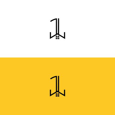 Yaratıcı başlangıç harfleri CJ Home and Construction logosu. Hangi şirket ya da markanın bu girişleri başlatacağı uygun olacaktır..