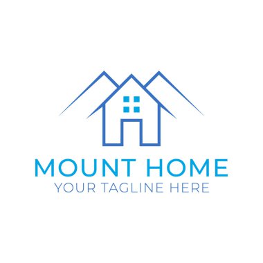 Yaratıcı asgari montaj logo tasarım şablonu