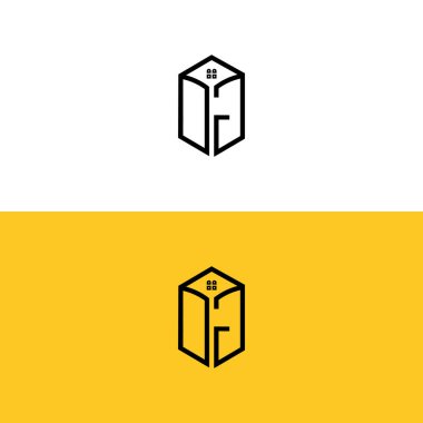 Yaratıcı ilk DG harfleri Kutu Evi logosu. İlk olarak hangi şirket veya markanın başlattığı uygun olacaktır.