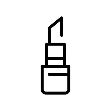 Ruj tamamlanmamış çizgi resim şablonu. Bu simge çok basit bir şekilde tasarlandı