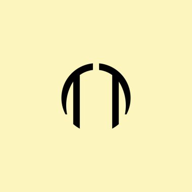 ilk harf f f f logo şablon tasarım vektörü