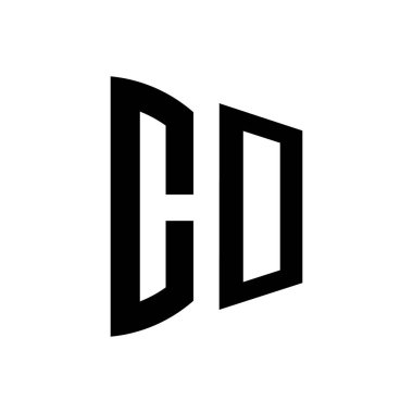 Yaratıcı CHO Mimari Monogram Harfleri Logosu