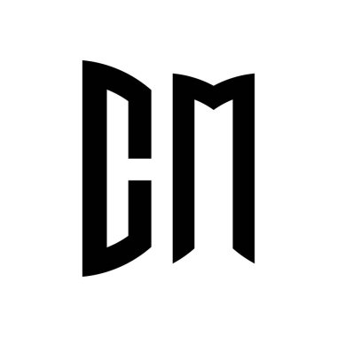 Yaratıcı CHM Mimari Monogram Harfleri Logosu