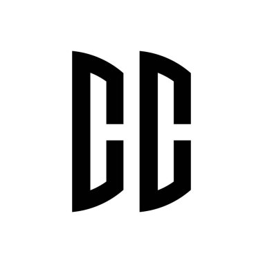 c ilk harf logo tasarım vektör şablonu