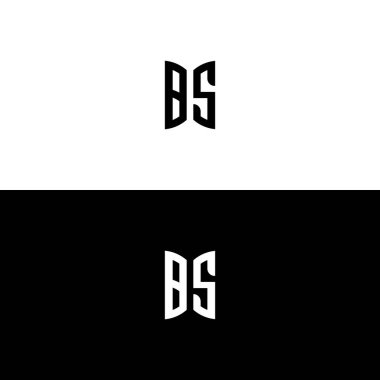 BS Mimarlık Monogram Harfleri Logosu