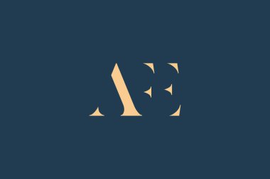 AFE soyut harf logosu tasarımı. Bu logo üç soyut harf tarafından tasarlanmıştır..