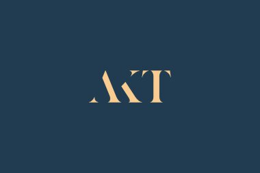 AKT soyut harf logosu tasarımı. Bu logo üç soyut harf tarafından tasarlanmıştır..