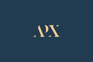 APX soyut harf logosu tasarımı. Bu logo üç soyut harf tarafından tasarlanmıştır..
