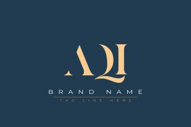 El Kaide soyut harf logosu tasarımı. Bu logo üç soyut harf tarafından tasarlanmıştır..