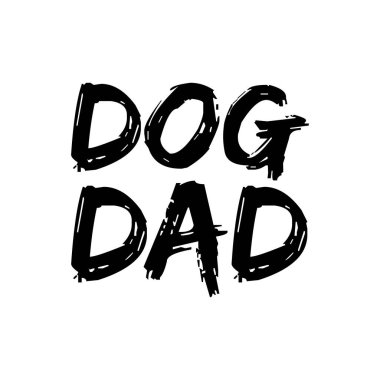 Köpek babası. Şık bir tipografi tişörtü ve giysi posteri. Premium Vektörü