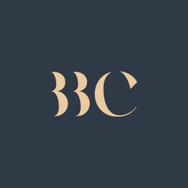 BBC soyut harf logosu tasarımı. Bu logo üç soyut harf tarafından tasarlanmıştır..