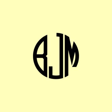 Creative Rounded Initial Letters JBM Logo. It will be suitable for which company or brand name start those initial. clipart