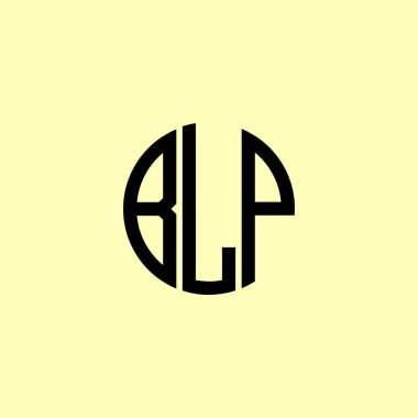 Yaratıcı Yuvarlak Baş harfler BLP logosu. Bu başlangıç için hangi şirket veya markanın adı uygun olacaktır.