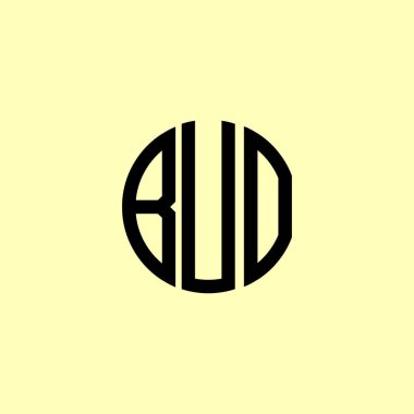 Yaratıcı Yuvarlak Harf Harfleri Logosu. Bu başlangıç için hangi şirket veya markanın adı uygun olacaktır.