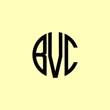 Creative Rounded Initial Letters BVC Logo. It will be suitable for which company or brand name start those initial. clipart