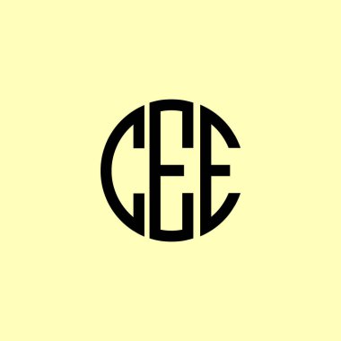 Yaratıcı Yuvarlak Baş harfler CEE logosu. Bu başlangıç için hangi şirket veya markanın adı uygun olacaktır.