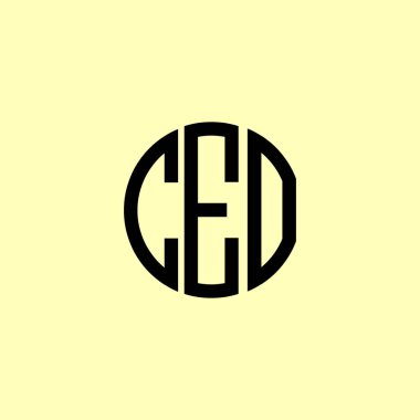 Yaratıcı Yuvarlak Harfler CEO 'su logosu. Bu başlangıç için hangi şirket veya markanın adı uygun olacaktır.