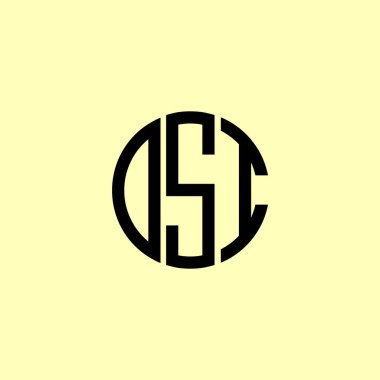 Yaratıcı Yuvarlak Harfler DSI logosu. Bu başlangıç için hangi şirket veya markanın adı uygun olacaktır.