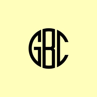 Creative Rounded Initial Letters GBC Logo. It will be suitable for which company or brand name start those initial. clipart