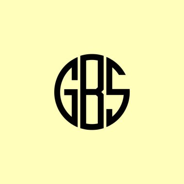 Yaratıcı Yuvarlak Harfler GBS logosu. Bu başlangıç için hangi şirket veya markanın adı uygun olacaktır.