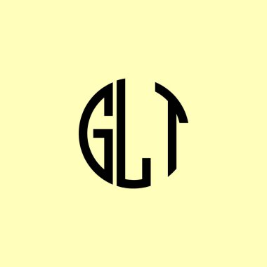 Creative Rounded Initial Letters GLT Logo. It will be suitable for which company or brand name start those initial. clipart