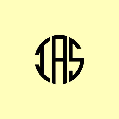Yaratıcı Yuvarlak Harfler IAS logosu. Bu başlangıç için hangi şirket veya markanın adı uygun olacaktır.