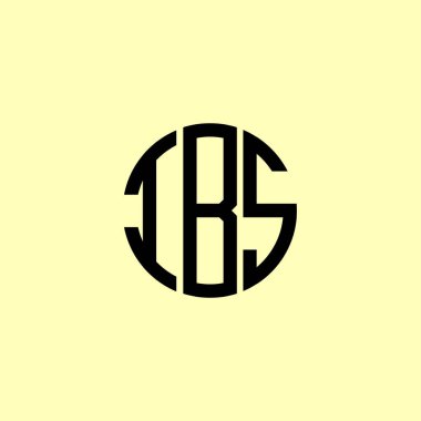 IBS Yuvarlak logo tasarımı. Bu logo üç soyut harf tarafından tasarlanmıştır..