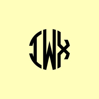 IWX yuvarlak logo tasarımı. Bu logo üç soyut harf tarafından tasarlanmıştır..
