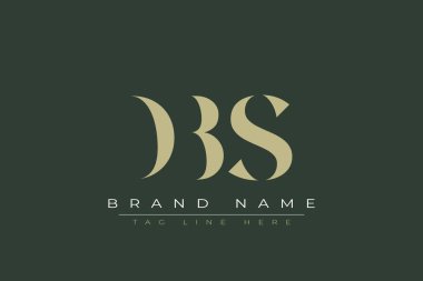 DBS abstract letter logo design. This logo is designed by three abstract letters. clipart