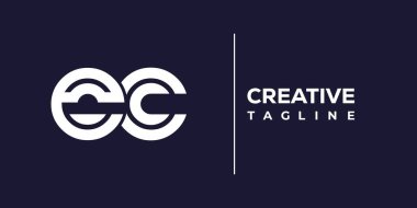 AK soyut minimalist harfler logo monogramı. Bu minimalist bir logo, bu logo iki küçük harf ile tasarlanmış.