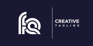 FE soyut minimalist harfler logo monogramı. Bu minimalist bir logo, bu logo iki küçük harf ile tasarlanmış.