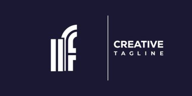 Eğer soyut minimalist harfler logo monogramı ise. Bu minimalist bir logo, bu logo iki küçük harf ile tasarlanmış.