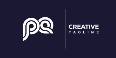 PE soyut minimalist harfler logo monogramı. Bu minimalist bir logo, bu logo iki küçük harf ile tasarlanmış.