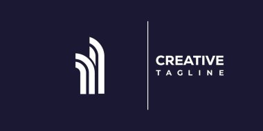 RL soyut minimalist harfler logo monogramı. Bu minimalist bir logo, bu logo iki küçük harf ile tasarlanmış.