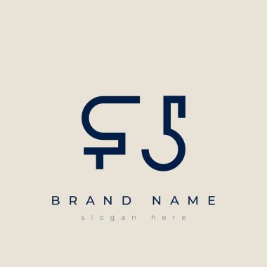 F and J logo design. FJ abstract Letters Logo Monogram. This logo design is the process of creating a visual symbol that represents a brand, company, or individual. clipart