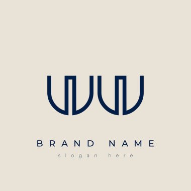 W ve W logo tasarımı. WW soyut Harfler Logosu Monogramı. Bu logo tasarımı bir markayı, şirketi veya bireyi temsil eden görsel bir sembol oluşturma sürecidir..