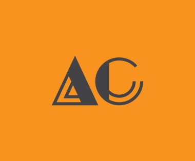 A ve C logo tasarımı. AC soyut Harfler Logosu Monogramı. Bu logo tasarımı bir markayı, şirketi veya bireyi temsil eden görsel bir sembol oluşturma sürecidir..