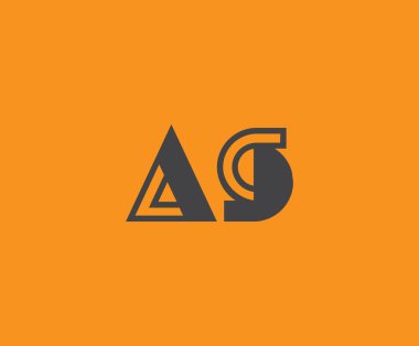 A ve S logo tasarımı. AS soyut Harfler Logosu Monogram. Bu logo tasarımı bir markayı, şirketi veya bireyi temsil eden görsel bir sembol oluşturma sürecidir..