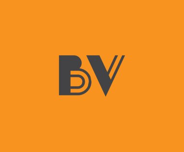 B ve V logo tasarımı. BV soyut Harfler Logosu Monogramı. Bu logo tasarımı bir markayı, şirketi veya bireyi temsil eden görsel bir sembol oluşturma sürecidir..