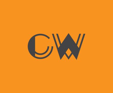 C ve W logo tasarımı. CW soyut Harfler Logosu Monogramı. Bu logo tasarımı bir markayı, şirketi veya bireyi temsil eden görsel bir sembol oluşturma sürecidir..