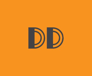 D ve D logo tasarımı. DD soyut Harfler Logosu Monogramı. Bu logo tasarımı bir markayı, şirketi veya bireyi temsil eden görsel bir sembol oluşturma sürecidir..