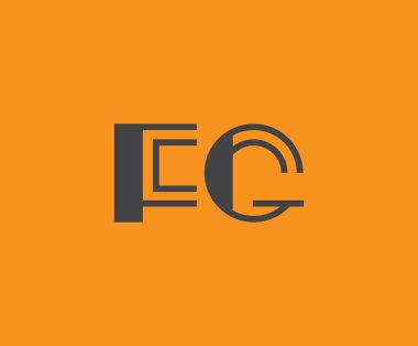 F ve G logo tasarımı. FG soyut Harfler Logosu Monogramı. Bu logo tasarımı bir markayı, şirketi veya bireyi temsil eden görsel bir sembol oluşturma sürecidir..