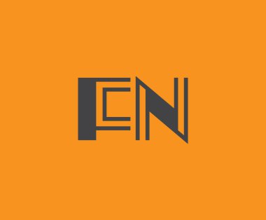 F ve N logo tasarımı. FN soyut Harfler Logosu Monogramı. Bu logo tasarımı bir markayı, şirketi veya bireyi temsil eden görsel bir sembol oluşturma sürecidir..
