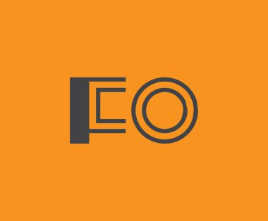 F ve O logo tasarımı. Fo soyut Harfler Logosu Monogramı. Bu logo tasarımı bir markayı, şirketi veya bireyi temsil eden görsel bir sembol oluşturma sürecidir..