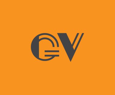 G ve V logo tasarımı. GV soyut Harfler Logosu Monogramı. Bu logo tasarımı bir markayı, şirketi veya bireyi temsil eden görsel bir sembol oluşturma sürecidir..
